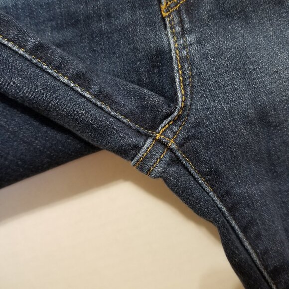 Levi's jeans 27 724 High Rise Straight Crop denim whiskered 58825-0055 - Picture 8 of 15